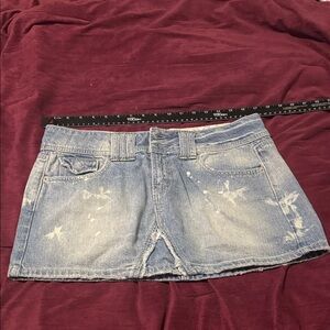 Denim Mini Skirt